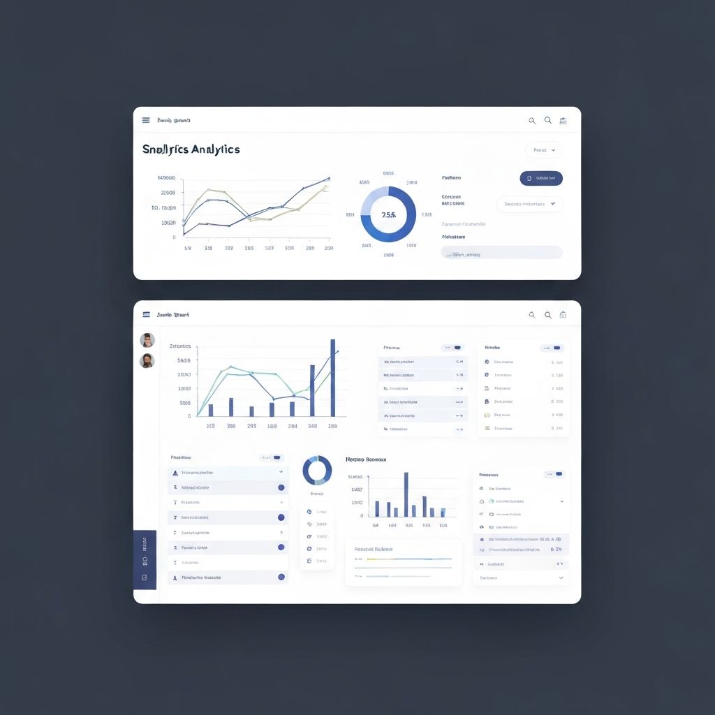 Web design dashboard